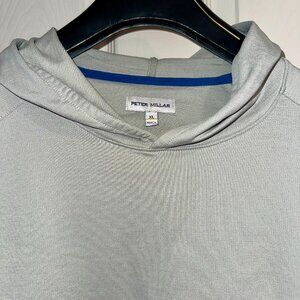 Peter Millar Pine Performance Hoodie – Men’s XL – British Grey